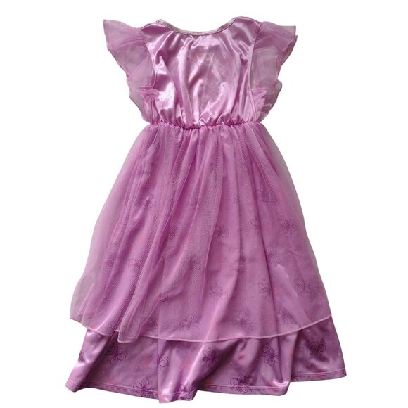 Disney Girls Nightgown Set 6 6X  Frozen Tangled Princess Elsa Rapunzel Dress Up - Picture 4 of 11